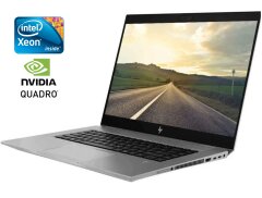 Мобильная рабочая станция HP ZBook Studio G5 / 15.6" (1920x1080) IPS / Intel Xeon E-2176M (6 (12) ядер по 2.7 - 4.4 GHz) / 16 GB DDR4 / 512 GB SSD / nVidia Quadro P1000, 4 GB DDR5, 128-bit / WebCam