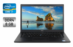 Ультрабук Б-класс Dell Latitude 7480 / 14" (1920x1080) IPS / Intel Core i7-6600U (2 (4) ядра по 2.6 - 3.4 GHz) / 8 GB DDR4 / 240 GB SSD / Intel HD Graphics 520 / WebCam / Windows 10