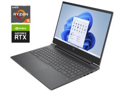 Игровой ноутбук HP Victus 16-s0076nr / 16.1" (1920x1080) IPS / AMD Ryzen 5 7640HS (6 (12) ядра по 4.3 - 5.0 GHz) / 16 GB DDR5 / 512 GB SSD / nVidia GeForce RTX 4060, 8 GB GDDR6, 128-bit / WebCam