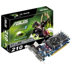 Дискретная видеокарта Asus GeForce 210 Low Profile, 1 GB GDDR3, 64-bit / VGA, DVI, HDMI / (210-1GD3-L)
