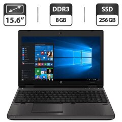 Ноутбук Б-клас HP ProBook 6560b / 15.6" (1366x768) TN / Intel Core i5-2410M (2 (4) ядра по 2.3 - 2.9 GHz) / 8 GB DDR3 / 256 GB SSD / Intel HD Graphics 3000 / WebCam / DVD-ROM