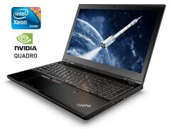 Мобильная рабочая станция Lenovo ThinkPad P50 / 15.6" (3840x2160) IPS / Intel Xeon E3-1535M v5 (4 (8) ядра по 2.9 - 3.8 GHz) / 16 GB DDR4 / 512 GB SSD / nVidia Quadro M2000M, 4 GB GDDR5, 128-bit / WebCam
