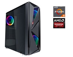 Игровой ПК 1stPlayer Color Miditower / AMD Ryzen 5 3600 (6 (12) ядер по 3.6 - 4.2 GHz) / 16 GB DDR4 / 500 GB SSD / AMD Radeon RX 570, 8 GB GDDR5, 256-bit / 750W