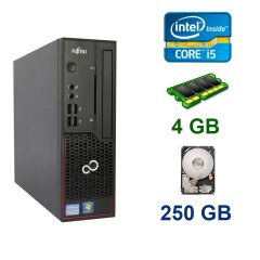 Fujitsu C700 SFF / Intel Core i5-2400 (4 ядра по 3.10 - 3.40 GHz) / 4 GB DDR3 / 250 GB HDD