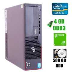 Fujitsu E700 Desktop / Intel&reg; Core&trade; i5-2400 (4 ядра по 3.1 - 3.4GHz) / 4GB DDR3 / 500GB HDD / GeForce GT 1030 DDR5