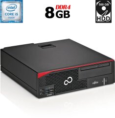 Комп'ютер Fujitsu Esprimo D757 E90+ SFF / Intel Core i5-6500 (4 ядра по 3.2 - 3.6 GHz) / 8 GB DDR4 / 500 GB HDD / Intel HD Graphics 530 / 280W / DVD-ROM / DisplayPort