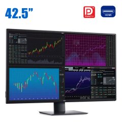 Монитор Dell UltraSharp U4320Q / 42.5" (3840x2160) IPS / DP, HDMI, USB Type-C, USB 3.1 
