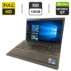 Ноутбук Б-класс Sony Vaio PCG-81412M / 15.6" (1920x1080) TN / Intel Core i5-2450M (2 (4) ядра по 2.5 - 3.1 GHz) / 8 GB DDR3 / 128 GB SSD / nVidia GeForce GT 540M, 2 GB GDDR3, 128-bit / WebCam / DVD-ROM