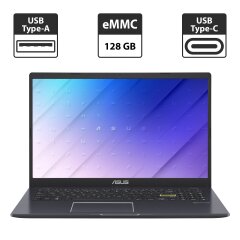 Новый ноутбук Asus L510M / 15.6" (1920x1080) TN / Intel Celeron N4020 (2 ядра по 1.1 - 2.8 GHz) / 4 GB DDR4 / 128 GB eMMC / Intel UHD Graphics 600 / WebCam