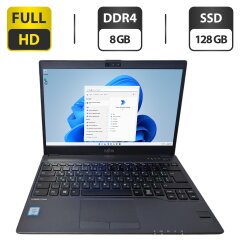 Ультрабук Б-клас Fujitsu LifeBook U938 / 13.3" (1920x1080) TN / Intel Core i5-8350U (4 (8) ядра по 1.7 - 3.6 GHz) / 8 GB DDR4 / 128 GB SSD / Intel UHD Graphics 620 / WebCam / Без АКБ