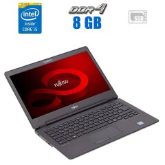 Ультрабук Fujitsu LifeBook U747 / 14" (1920x1080) IPS / Intel Core i5-6200U (2 (4) ядра по 2.3 - 2.8 GHz) / 8 GB DDR4 / 240 GB SSD / Intel HD Graphics 520 / WebCam