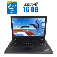 Ультрабук Lenovo ThinkPad L480 / 14" (1366x768) TN / Intel Core i5-8350U (4 (8) ядра по 1.7 - 3.6 GHz) / 16 GB DDR4 / 240 GB SSD NEW / Intel UHD Graphics 620 / WebCam / Windows 10