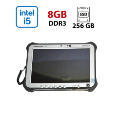 Защищенный планшет Panasonic Toughpad FZ-G1 / 10.1" (1920x1200) IPS Touch / Intel Core i5-7300U (2 (4) ядра по 2.6 - 3.5 GHz) / 8 GB DDR3 / 256 GB SSD / Intel HD Graphics 620 / WebCam