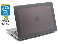 Мобильная рабочая станция Б-класс HP ZBook 15 G3 / 15.6" (1920x1080) TN / Intel Core i7-6700HQ (4 (8) ядра по 2.6 - 3.5 GHz) / 8 GB DDR4 / 256 GB SSD / nVidia Quadro M1000M, 2 GB GDDR5, 128-bit / WebCam