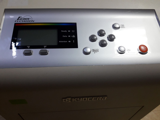KYOCERA FS C5400DN / лазерная цветная печать / 35 стр/мин / 600х600 / Ethernet, Duplex