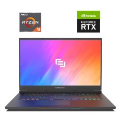 Игровой ультрабук MainGear Vector Pro MG-VCP17A-3080 / 17.3" (1920x1080) IPS / AMD Ryzen 9 5900HX (8 (16) ядер по 3.3 - 4.6 GHz) / 32 GB DDR4 / 1000 GB SSD NVMe / nVidia GeForce RTX 3080, 16 GB GDDR6, 256-bit / WebCam