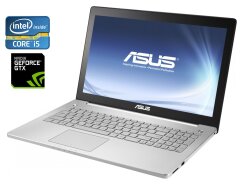 Игровой ноутбук Asus N550J / 15.6" (1920x1080) TN / Intel Core i5-4200H (2 (4) ядра по 2.8 - 3.4 GHz) / 8 GB DDR3 / 256 GB SSD / nVidia GeForce GTX 850M, 2 GB DDR3, 128-bit / WebCam / DVD-ROM / Win 10 Home / АКБ не держит