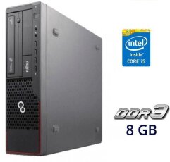 Системный блок Fujitsu Esprimo E710 SFF / Intel Core i5-3470 (4 ядра по 3.2 - 3.6 GHz) / 8 GB DDR3 / 500 GB HDD