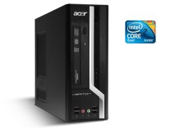ПК Acer Veriton X480G SFF / Intel Core 2 Quad Q9400 (4 ядра по 2.66 GHz) / 4 GB DDR3 / 60 GB SSD / Intel GMA Graphics 4500 / DVD-ROM