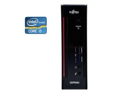 Неттоп Б-класс Fujitsu Esprimo Q556 USFF / Intel Core i5-7400T (4 ядра по 2.4 - 3.0 GHz) / 8 GB DDR4 / 512 GB SSD / Intel HD Graphics 530
