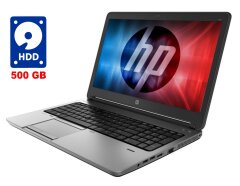 Ноутбук Б-класс HP ProBook 650 G1 / 15.6" (1920x1080) IPS / Intel Core i3-4100M (2 (4) ядра по 2.5 GHz) / 8 GB DDR3 / 500 GB HDD / Intel HD Graphics 4600 / WebCam / DVD-ROM / Win 10 Pro