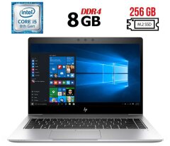 Ноутбук Б-класс HP EliteBook 840 G6 / 14" (1920x1080) IPS / Intel Core i5-8365U (4 (8) ядра по 1.6 - 4.1 GHz) / 8 GB DDR4 / 256 GB SSD M.2 / Intel UHD Graphics 620 / WebCam / Fingerprint