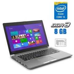 Ультрабук Б-класс Toshiba Tecra Z40T-C / 14" (1920x1080) TN Touch / Intel Core i5-6300U (2 (4) ядра по 2.4 - 3.0 GHz) / 8 GB DDR3 / 240 GB SSD M.2 / Intel HD Graphics 520 / WebCam