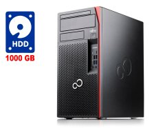 ПК Fujitsu Esprimo P757 Tower / Intel Core i3-6100 (2 (4) ядра по 3.7 GHz) / 16 GB DDR4 / 1000 GB HDD / nVidia GeForce GT 1030, 2 Gb GDDR5, 64-bit / DVD-ROM + WiFi D-Link DWA-140