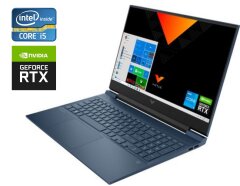 Игровой ноутбук HP Victus 16-d0023dx / 16.1" (1920x1080) IPS / Intel Core i5-11400H (6 (12) ядер по 2.2 - 4.5 GHz) / 8 GB DDR4 / 256 GB SSD / nVidia GeForce RTX 3050, 4 GB GDDR6, 128-bit / WebCam / Win 10 Home