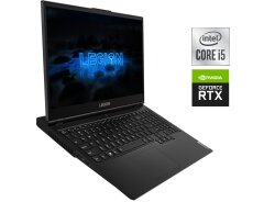 Ігровий ноутбук Lenovo Legion 5 15IMH05H / 15.6" (1920x1080) IPS / Intel Core i5-10300H (4 (8) ядер по 2.5 - 4.5 GHz) / 16 GB DDR4 / 512 GB SSD M.2 / nVidia GeForce RTX 2060, 6 GB GDDR6, 192-bit / WebCam / Win 11