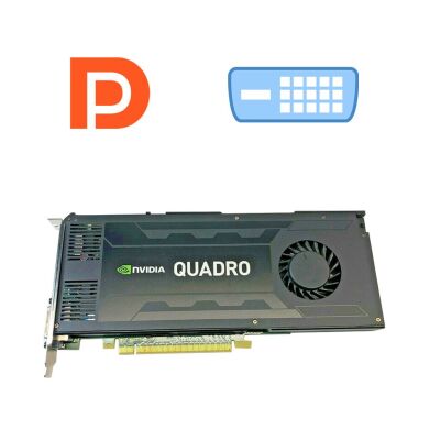 Дискретная видеокарта nVidia Quadro K4200, 4 GB GDDR5, 256-bit