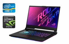 Ігровий ноутбук Б-клас Asus Rog Strix G512LW / 15.6" (1920x1080) IPS / Intel Core i7-10750H (6 (12) ядер по 2.6 - 5.0 GHz) / 16 GB DDR4 / 512 GB SSD / nVidia GeForce RTX 2070, 8 GB GDDR6, 256-bit / WebCam / Windows 10