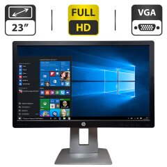 Монитор HP EliteDisplay E232 / 23" (1920x1080) IPS / USB, VGA, HDMI, DisplayPort / VESA 100x100