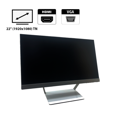 Монитор HP Pavilion 22xw / 22" (1920x1080) TN / 1x HDMI, 1x VGA Монитор HP Pavilion 22xw / 22" (1920x1080) TN / 1x HDMI, 1x VGA