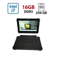 Нетбук-трансформер Dell Latitude 7220 Rugged Extreme / 11.6" (1920x1080) TN Touch / Intel Core i7-8665U (4 (8) ядра по 1.9 - 4.8 GHz) / 16 GB DDR3 / 256 GB SSD / Intel UHD Graphics 620 / WebCam