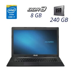 Ноутбук Asus X755JA-DS71 / 17.3" (1600x900) TN LED / Intel Core i7-4712MQ (4 (8) ядра по 2.3 - 3.3 GHz) / 8 GB DDR3 / 240 GB SSD / WebCam / DVD-RW / USB 3.0 / HDMI