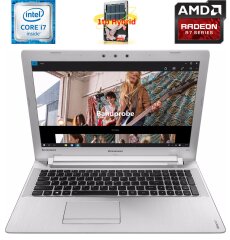 Ноутбук Б-клас Lenovo IdeaPad 500-15ISK / 15.6" (1920x1080) TN / Intel Core i7-6500U (2 (4) ядра по 2.5 - 3.1 GHz) / 16 GB DDR3 / 1000 GB SSHD / AMD Radeon R7 M360, 2 GB DDR3, 64-bit / WebCam / DVD-RW / HDMI