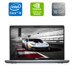 Ультрабук Б-класс Dell Latitude 5511 / 15.6" (1920x1080) IPS / Intel Core i5-10400H (4 (8) ядра по 2.6 - 4.6 GHz) / 16 GB DDR4 / 512 GB SSD / nVidia GeForce MX250, 2 GB GDDR5, 64-bit / TouchID / WebCam