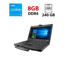 Защищенный ноутбук Panasonic Toughbook CF-54 / 14" (1920x1080) TN / Intel Core i5-7300U (2 (4) ядра по 2.6 - 3.5 GHz) / 8 GB DDR4 / 240 GB SSD / Intel HD Graphics 620 / WebCam