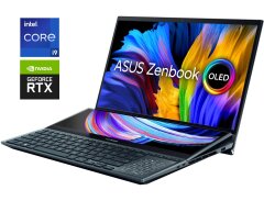 Игровой ноутбук Asus ZenBook Pro Duo UX581G / 15.6" (3840x2160) OLED Touch / Intel Core i9-9980HK (8 (16) ядер по 2.4 - 5.0 GHz) / 32 GB DDR4 / 960 GB SSD / nVidia GeForce RTX 2060, 6 GB GDDR6, 192-bit / WebCam
