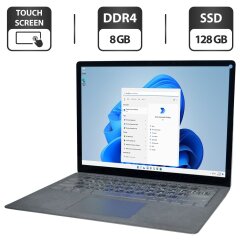 Ультрабук Б-клас Microsoft Surface Laptop (Model 1769) / 13.5" (2256x1504) IPS Touch / Intel Core i5-7200U (2 (4) ядра по 2.5 - 3.1 GHz) / 8 GB DDR4 / 128 GB SSD / Intel UHD Graphics 620 / WebCam / Windows 11 Pro