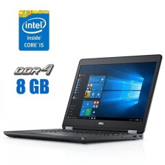 Ноутбук Dell Latitude E5470 / 14" (1920x1080) IPS / Intel Core i5-6300HQ (4 ядра по 2.3 - 3.2 GHz) / 8 GB DDR4 / 480 GB SSD / Intel HD Graphics 530 / WebCam