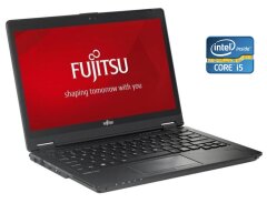 Нетбук-трансформер Fujitsu LifeBook P727 / 12.5" (1366x768) TN / Intel Core i5-7300U (2 (4) ядра по 2.6 - 3.5 GHz) / 8 GB DDR4 / 240 GB SSD / Intel HD Graphics 620 / WebCam