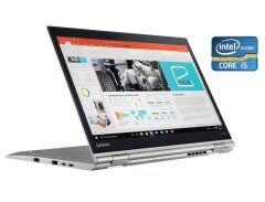 Ультрабук-трансформер Б-клас Lenovo ThinkPad X1 Yoga G3 / 14" (2560x1440) IPS Touch / Intel Core i5-8350U (4 (8) ядра по 1.7 - 3.6 GHz) / 8 GB DDR3 / 256 GB SSD / Intel UHD Graphics 620 / WebCam / Win 10 Pro