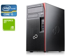 ПК Fujitsu Esprimo P757 Tower / Intel Core i5-6500 (4 ядра по 3.2 -3.6 GHz) / 16 GB DDR4 / 480 GB SSD NEW / nVidia GeForce GT 1030 NEW, 2 GB GDDR5, 64-bit / DVD-ROM + WiFi D-Link DWA-140