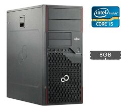 Системный блок Fujitsu Esprimo P710 E90+ Tower / Intel Core i5-2500 (4 ядра по 3.3 - 3.7 GHz) / 8 GB DDR3 / no HDD / Intel HD Graphics 2000 / 280W / DisplayPort / DVI