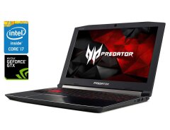Игровой ноутбук Acer Predator Helios 300 PH315-51 / 17.3" (1920x1080) IPS / Intel Core i7-8750H (6 (12) ядер по 2.2 - 4.1 GHz) / 16 GB DDR4 / 1000 GB SSD / nVidia GeForce GTX 1060, 6 GB GDDR5, 192-bit / WebCam / Win 10 Home