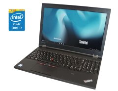 Ноутбук Б-класс Lenovo ThinkPad L570 / 15.6" (1920x1080) IPS / Intel Core i7-7500U (2 (4) ядра по 2.7 - 3.5 GHz) / 8 GB DDR3 / 256 GB SSD / Intel HD Graphics 620 / WebCam / Win 10 Pro