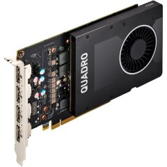 Дискретная видеокарта nVidia Quadro P2200, 5 GB GDDR5X, 160-bit / 4x DP