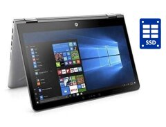 Ноутбук-трансформер HP Pavilion x360 / 14" (1366x768) TN / Intel Core i3-6100U (2 (4) ядра по 2.3 GHz) / 8 GB DDR4 / 240 GB SSD / Intel HD Graphics 520 / WebCam / Win 10 Pro